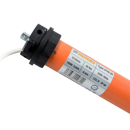 3T-MOTORS Rolladenmotor Komplettset 20 Nm SW60 bis 190 cm