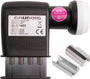GSS Octo LNB 8-fach mit LTE-Filter, 0,1 dB, Wetterschutzkappe, schwarzes Kunststoffgehäuse