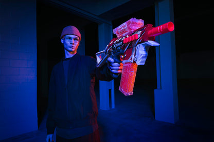 ZURU X-Shot Hyper Blaster Trace Fire mit 10.000 Kugeln