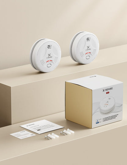 X-Sense Rauchmelder SD11 mit 10-Jahres-Batterie, 2er Set