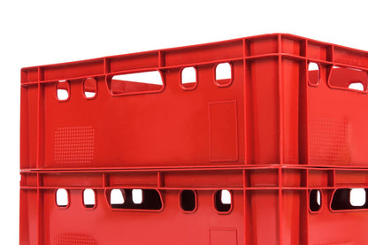 Gardivo E2 Eurobox rot 5 Stück 60x40x20 cm HDPE lebensmittelecht