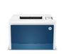 HP Color LaserJet Pro 4202dw Farblaserdrucker mit Duplex. Weiß-grauer, kompakter Drucker für beidseitigen, schnellen Farbdruck.