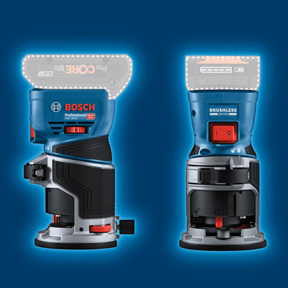 Bosch Professional GKF 18V-8 Akku-Kantenfräse Solo L-BOXX
