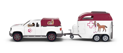 schleich HORSE CLUB Mobile Tierärztin mit Anhänger Set 42704