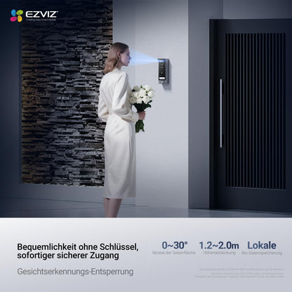 EZVIZ HP7 Pro 4K Türsprechanlage mit 8" Touchscreen - 2-Draht Bus