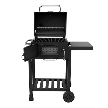 TAINO HERO Smoker klein Holzkohlegrill mit klappbarem Seitentisch