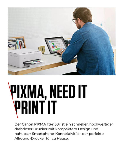 Canon PIXMA TS4150i WLAN-Multifunktionsdrucker mit Duplexdruck