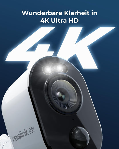 Reolink Argus 3 Ultra 4K Akku Aussenkamera mit Solarpanel