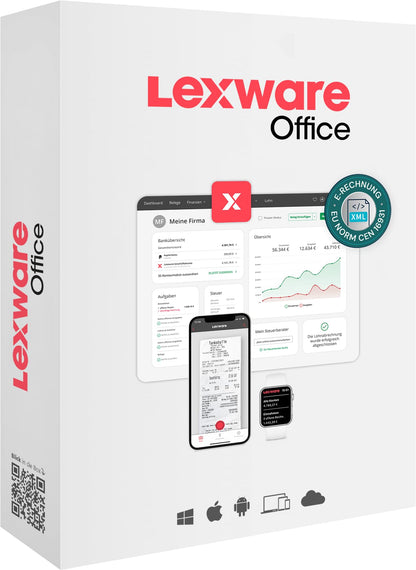 Lexware Office XL – Online Buchführungssoftware Lizenz 365 Tage. Software-Oberfläche zur Online-Buchführung.
