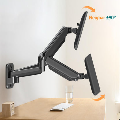 ELIVED Dual Monitor Wandhalterung Gasdruckfeder EV6022