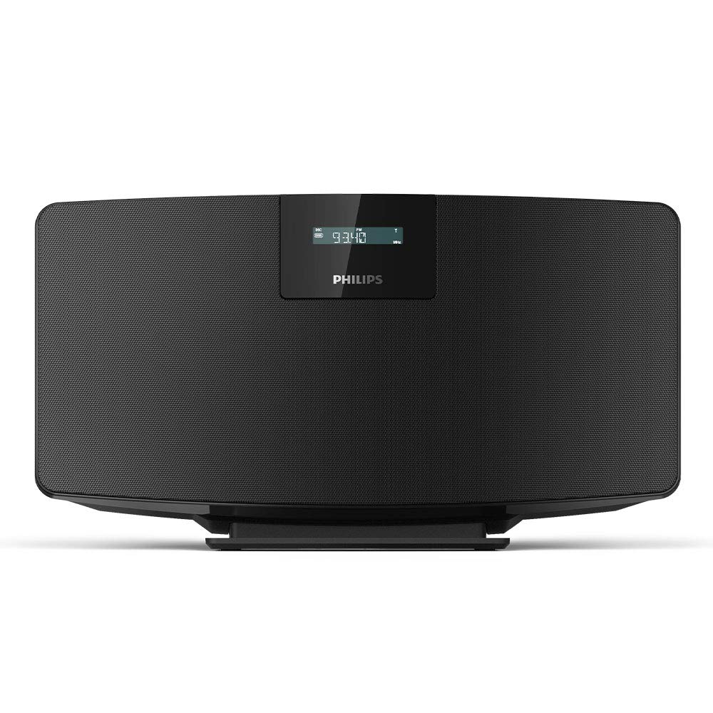 Philips M2505/10 DAB+ Digitalradio Bluetooth – Schwarz. Empfängt DAB+ Radiosender und streamt Bluetooth-Audio.