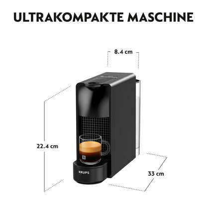 Nespresso Krups Essenza Mini Kaffeekapselmaschine - XN1108 Schwarz