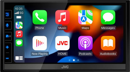 JVC KW-M785DBW Digital Media AV-Receiver – Wireless CarPlay/Android Auto
