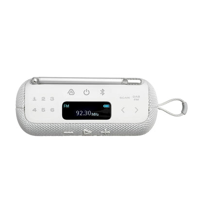 JBL Tuner 3 Tragbares DAB+/UKW-Radio mit Bluetooth, Weiss