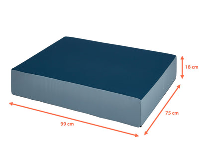 Jump Hüpfpolster Hüpfmatratze 99x75x18 cm Blau