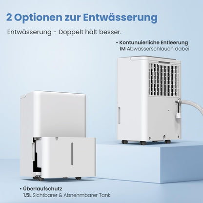 Newentor 12L Luftentfeuchter Elektrisch für Keller