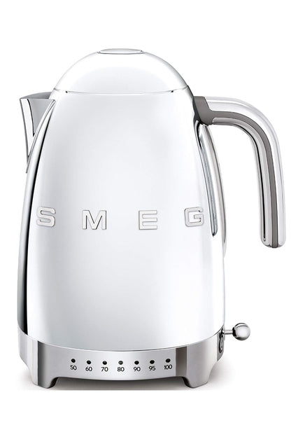 Smeg KLF04SSEU Wasserkocher Temperaturregelbar Chrom
