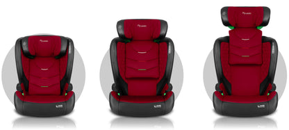 Nukido Louis Kindersitz für Kinder 15-36 kg ISOFIX - Rot