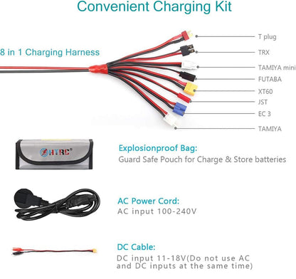 HTRC C150 LiPo RC Ladegerät 150W 10A mit Balancer