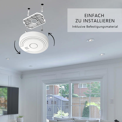 ELRO FS1801 Rauchmelder EN14604 konform – 10 Stück