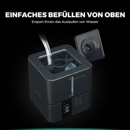 MARS HYDRO Pflanzen Luftbefeuchter Ultraschall - 5L Top-Fill