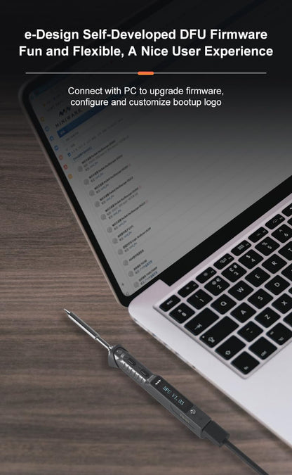 MINIWARE TS101 Digital Lötkolben USB-C 90W - BC2 Tip