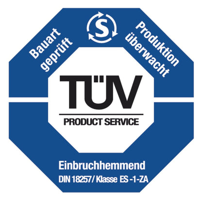 ABUS KLZS714 F1 Tür-Schutzbeschlag – Zylinderschutz eckig Aluminium