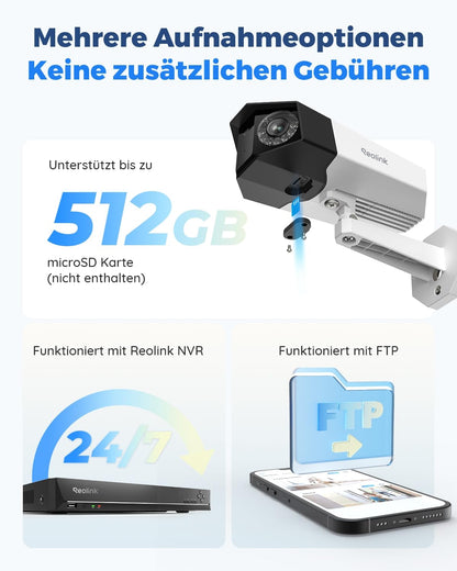 Reolink Duo 2 PoE 4K Dual-Lens Überwachungskamera aussen