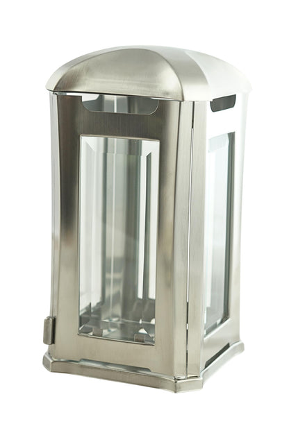 designgrab Grablampe Venezia - Edelstahl mit Granitsockel Nero Impala