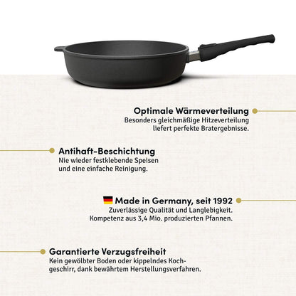 Hoffmann Aluguss Bratpfanne – Induktion 28cm Hochrand