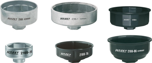 HAZET 2169/6 Öl-Filterschlüssel – 6-teilig, 3/8 Zoll