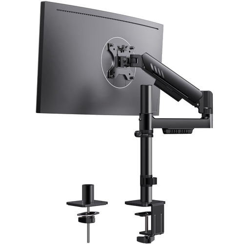 ErGear Monitorarm, verstellbare Monitorhalterung 13-34 Zoll, bis 9 kg in Schwarz mit C-Klemme