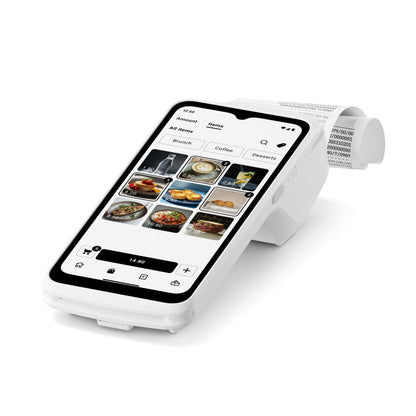 SumUp Terminal – Mobiles Kartenterminal mit Belegdrucker, kompaktes stossfestes Handgerät mit Touchscreen