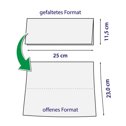 Hypafol Papierhandtücher für Spender Recycling ZZ-Falz