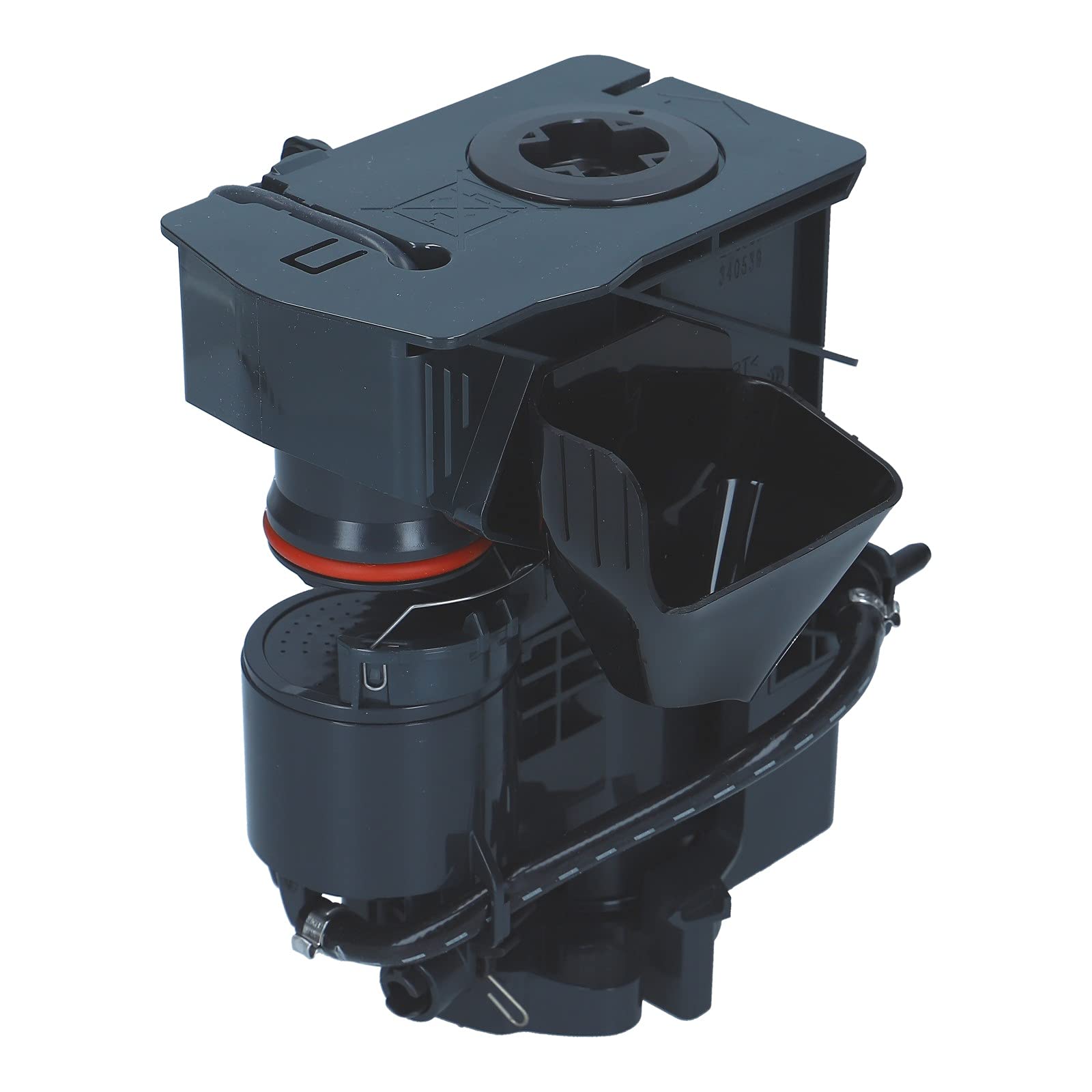 LUTH Brüheinheit Brühgruppe für Siemens EQ9 S300-S900 (11010422). Kompaktes, dunkles Bauteil zur Espressozubereitung in der Kaffeemaschine.