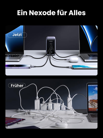 UGREEN Nexode 300W USB C Ladegerät 5 Ports GaN PD 3.1
