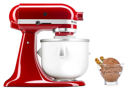 KitchenAid KICA Eisbereiter - Weiss/Silber/Schwarz