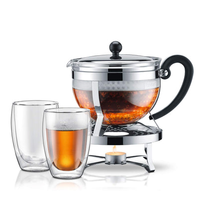 Bodum CHAMBORD Teebereiter 1.0L Edelstahl glänzend
