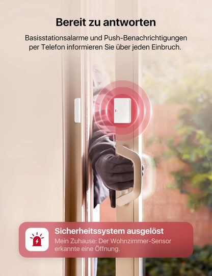 X-Sense Smart Türsensor SDS0A, Tür- und Fenstersensor, 3er Set