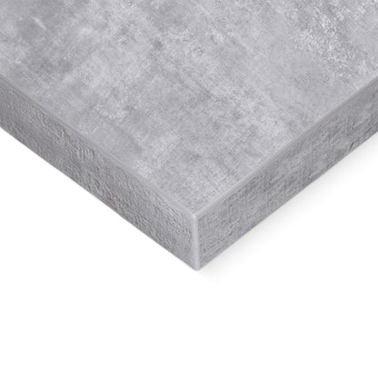 Hausfux Tischplatte nach Mass Spanplatte ABS-Kante - Bellato Grau 120x80 cm
