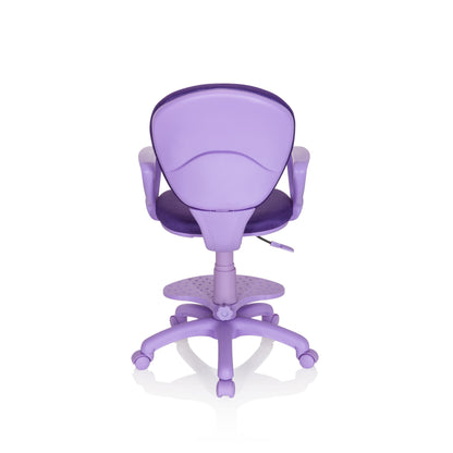 hjh OFFICE 671009 Kinderdrehstuhl Kid Colour Stoff Lila
