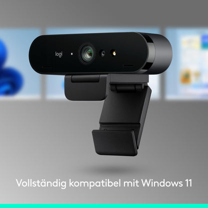 Logitech Brio 4K Webcam für Videokonferenzen - Graphit