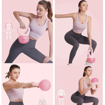 ZhaoCo Soft Kettlebell 8 kg, Kugelhantel mit Eisensandfüllung