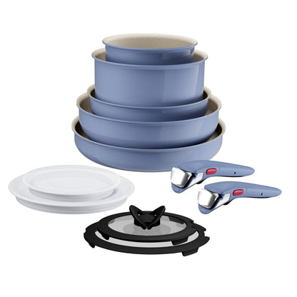 Tefal Ingenio Serenity Kochgeschirr-Set 11-teilig, Blue Salt
