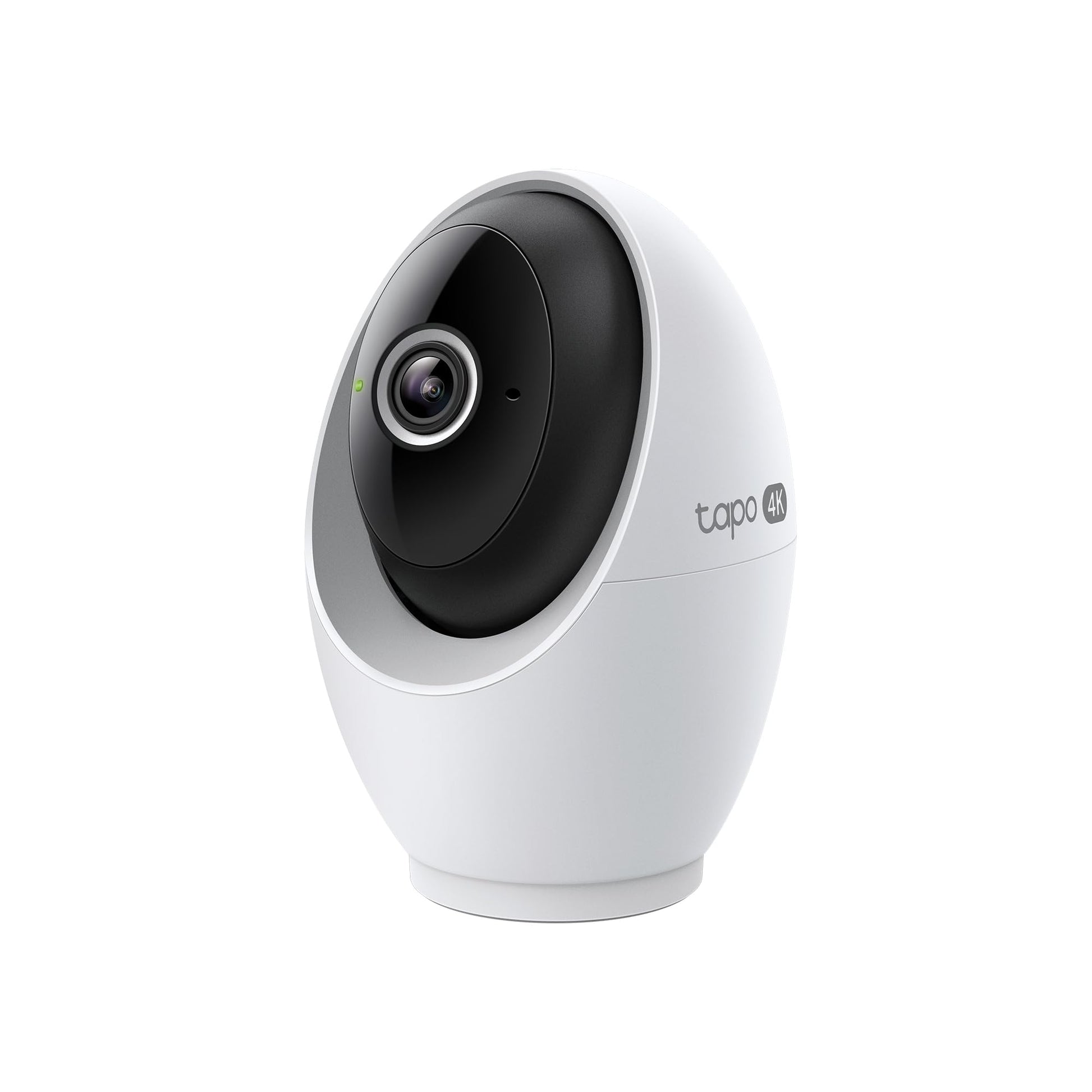 Tapo C260 Überwachungskamera Innen 360° - 4K 8MP. Weiße, drehbare Kamera zur hochauflösenden Innenraumüberwachung.