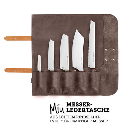 FELIX SOLINGEN MIU Messerledertasche – mit 5 Messern