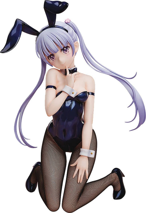 Good Smile Company Aoba Suzukaze (Bunny Ver.) PVC-Figur 1:4, Aoba im glänzend schwarzen Hasenkostüm mit Ohren. Zum Sammeln.