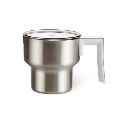 Tchibo Induktions-Milchaufschäumer für warmen & kalten Milchschaum – Cremeweiss