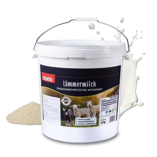 PANTO Lämmermilch Milchersatz für Schaf- und Ziegenlämmer, 10 kg, Milchaustauscher in Pulverform