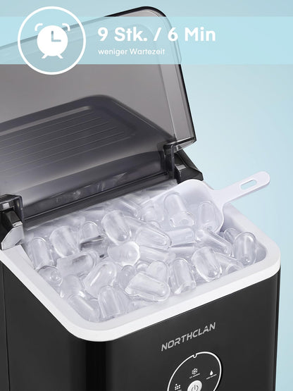 Eiswürfelmaschine Testsieger 2024 – 14kg Geräuscharmer Ice Maker